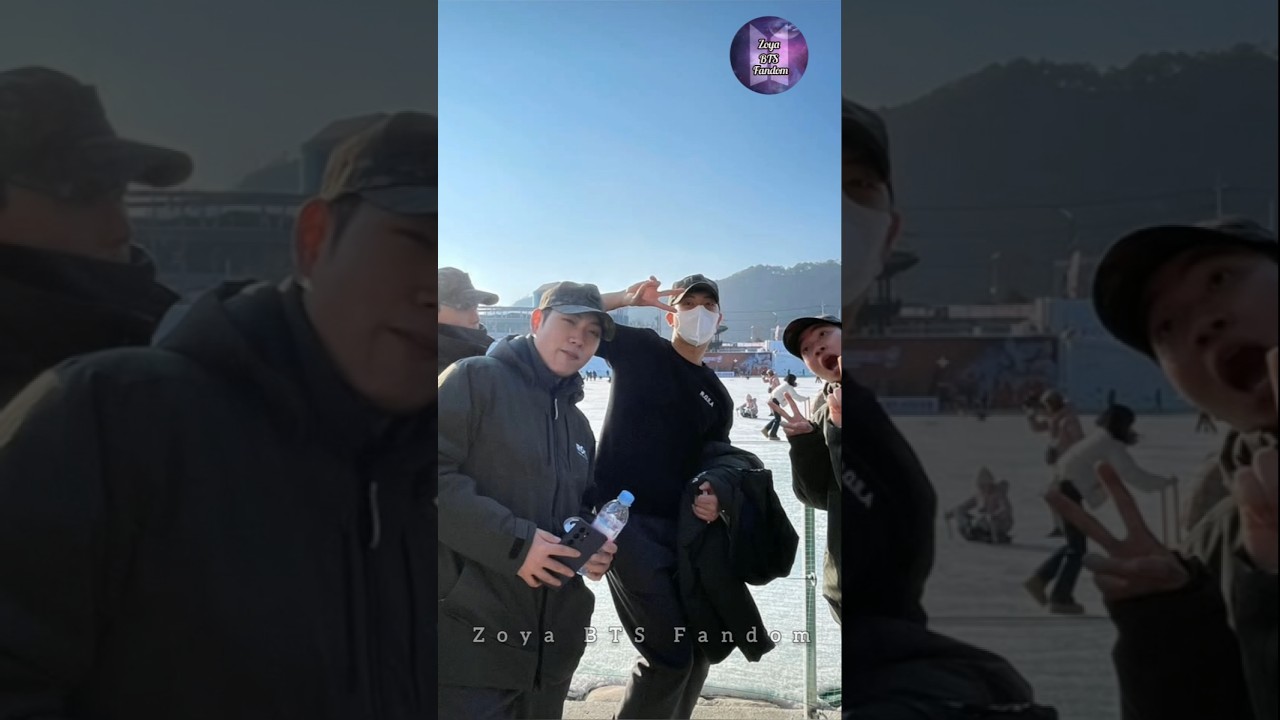 Fun times with Namjoon and his military friends 😇