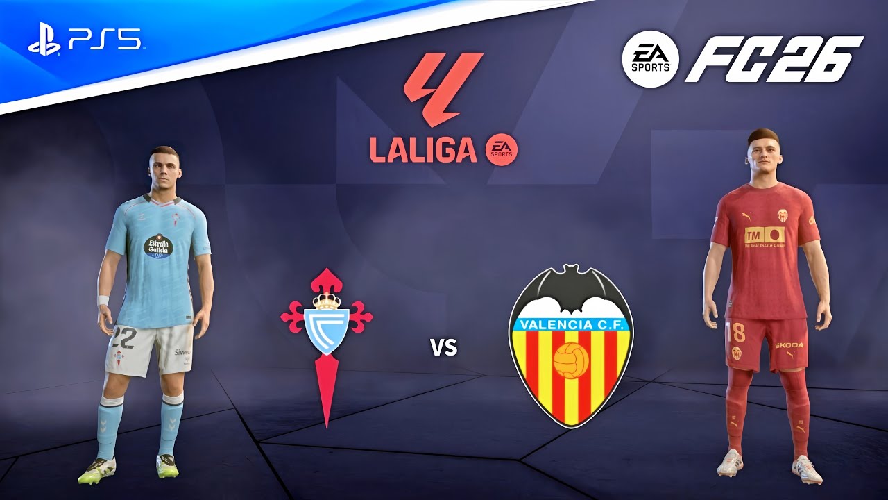 ФК 26 - Сельта Виго против Валенсии | Полный матч сезона Ла Лиги 25/26 - PS5 [FHD60]