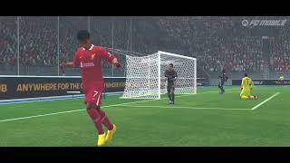Diaz Touchline Control, Dribble and Finish