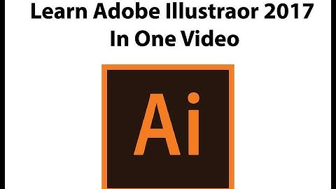 Illustrator CC 2017 One Video Bangla Tutorial