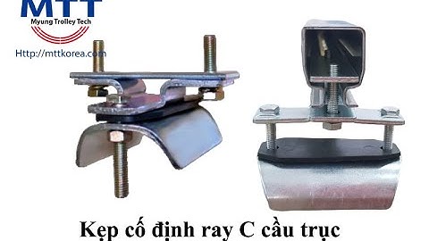 Kẹp cố định ray C cầu trục