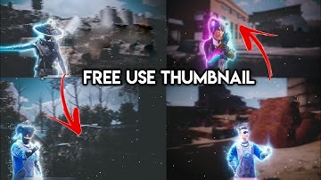 Free use thumbnail like @SynzX 🥵 || Pubg/bgmi thumbnail pack || montage thumbnail |