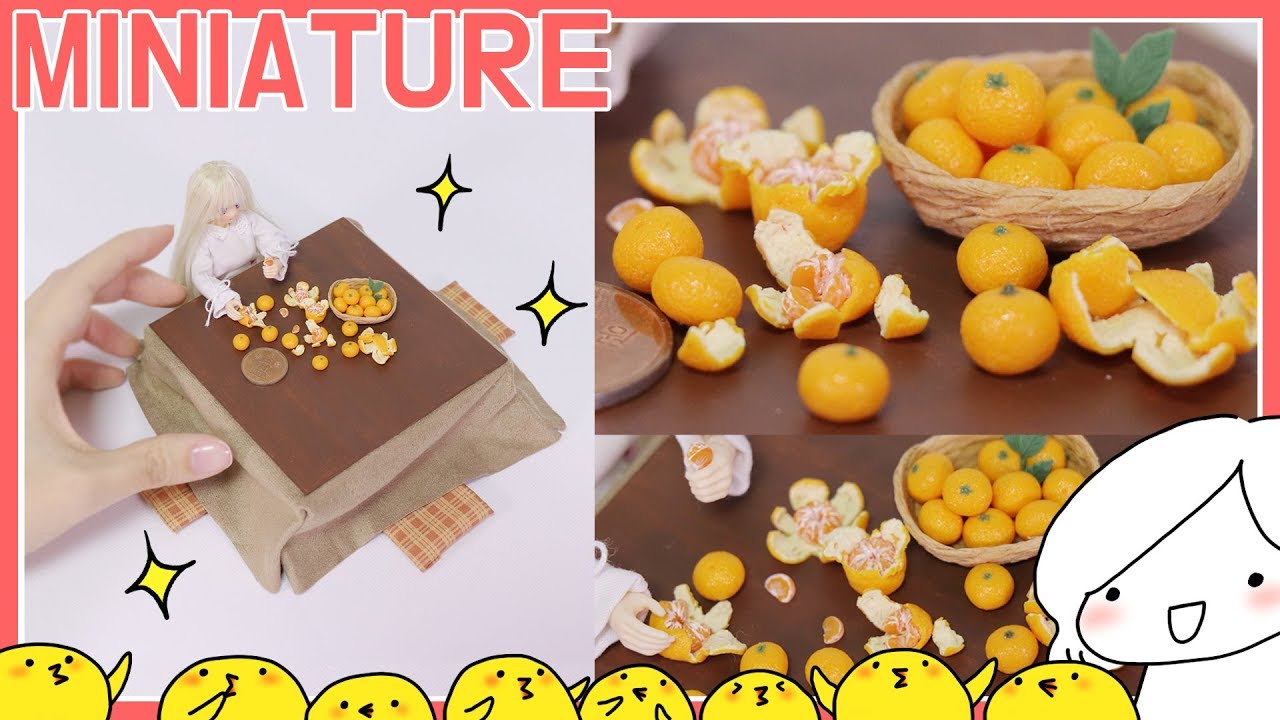 Приготовление миниатюрных мандаринов (+ столик для котацу, корзинка для мандаринов) — Run Chicken