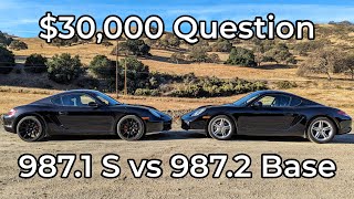 2006 Porsche 987.1 Cayman S vs 2010 Porsche 987.2 Cayman  Head to Head Review!