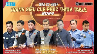 Trần Quyết Chiến VS Nguyễn Ngọc Trị | GIẢI BILLIARDS CAROM 3C SIÊU CÚP PHÚC THỊNH TABLE NĂM 2024