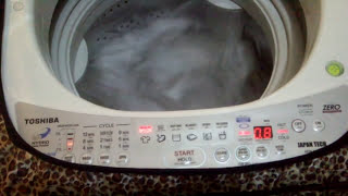 غسالة توشيبا 11 كيلو موديل AEW 1170sup ...Toshiba top loading full automatic washing machine