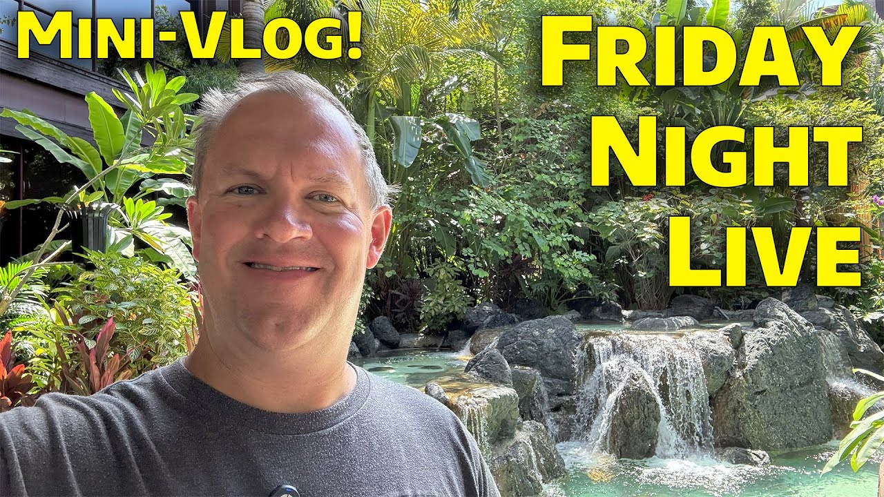 Friday Mini Vlog and Live Stream Announcement - 7-11-25 - Walt Disney World