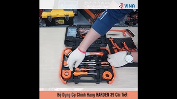 Bộ Dụng Cụ Chính Hãng HARDEN 39 Chi Tiết, Đồ Nghề Cơ khí - 0983258655