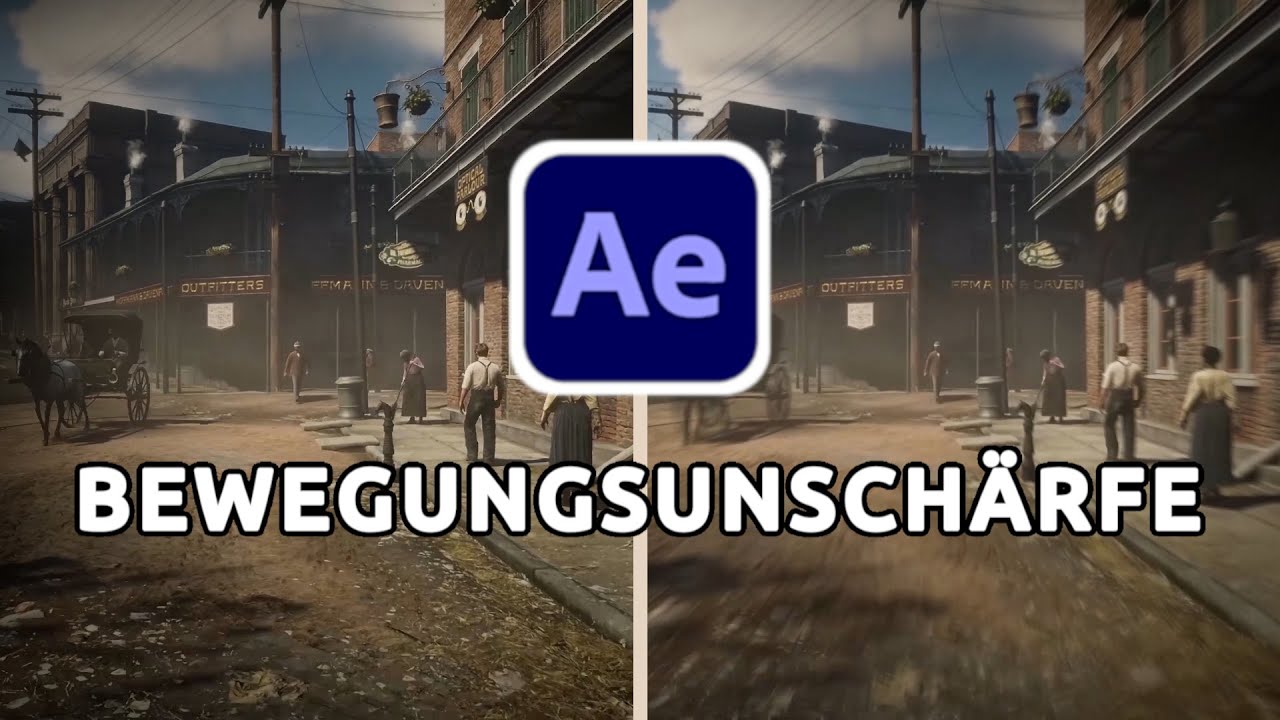 After Effects Bewegungsunschärfe einstellen (Motion Blur Deutsch