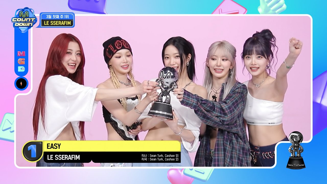 EN/JP] 3월 1주 1위 'LE SSERAFIM'의 'EASY' 앵콜 무대! (Full ver