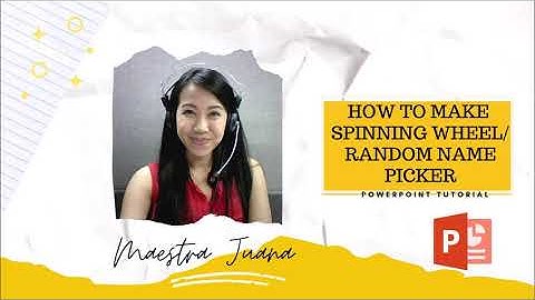 HOW TO MAKE SPINNING WHEEL I RANDOM NAME PICKER