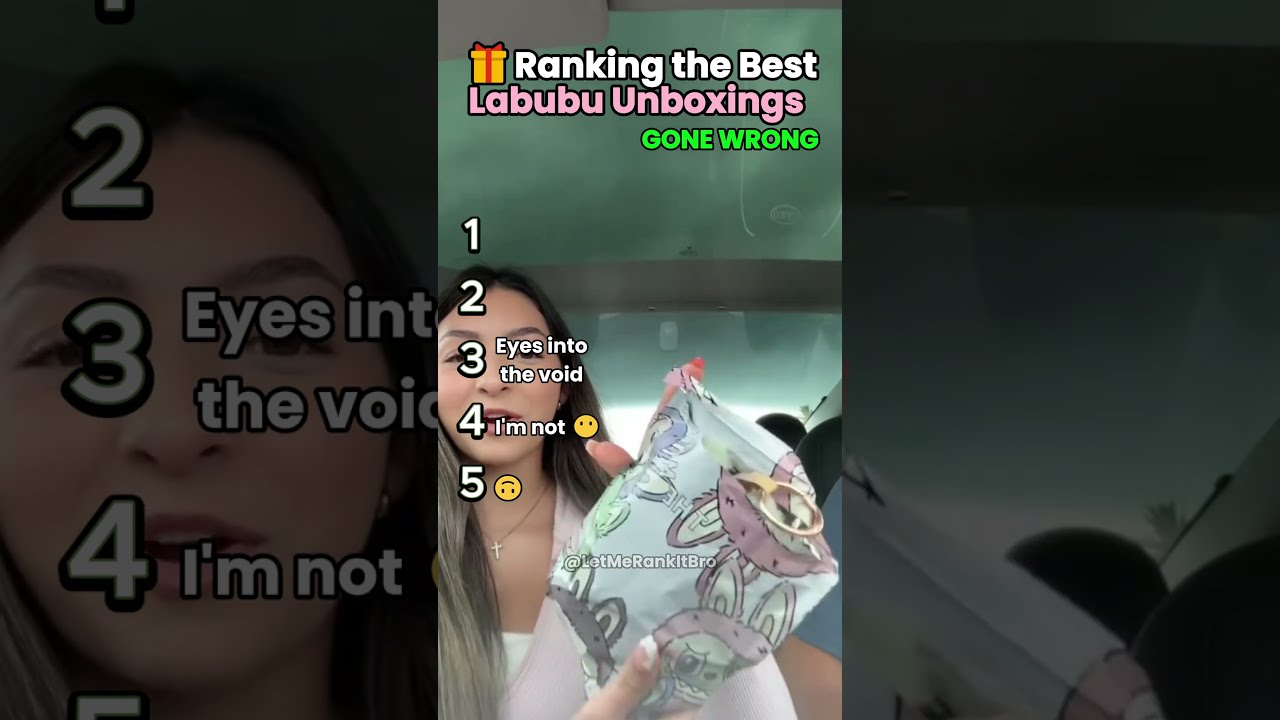 Labubu Unboxing Gone Wrong Cute Blindbox Fail