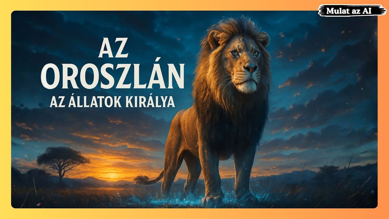 Az oroszlán az állatok királya – Mulat az AI 