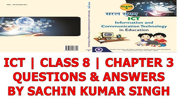 ICT | Class 8 | Chapter 3 | Questions & Answers Explained | Software Applications 03