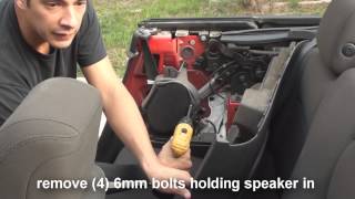 remove rear speakers mustang 