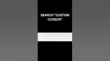 CUSTOM CURSOR FOR GOOGLE CHROME!!!!
