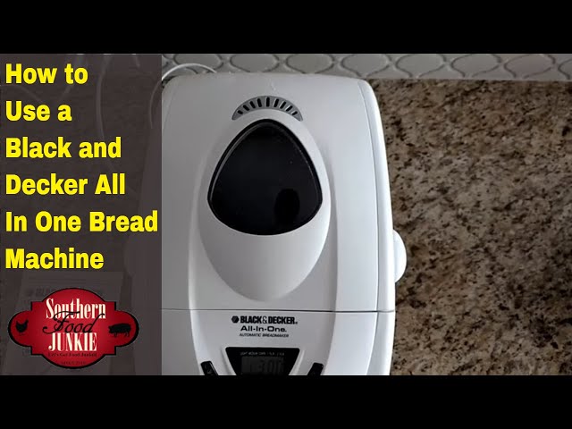 BLACK+DECKER Bread Maker, Bread Machine, White, BK1015W