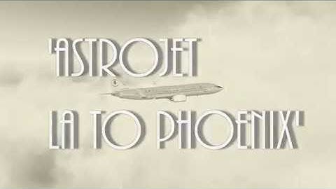 [X-plane 11] Zibo 737, AudiobirdXP, ortho4xp: Astrojet - LA to Phoenix