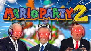 Gamer Presidents play Mario Party 2 (ai voice meme)