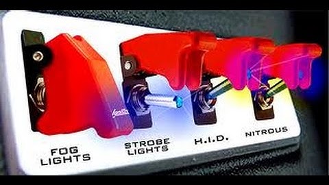 Highest quality racing style illuminated rocker switches are here!
