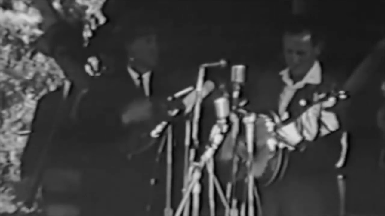 Rawhide Bill Monroe & Don Reno at Carlton Haney's First Bluegrass