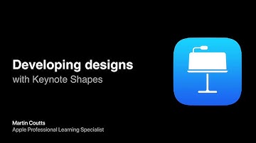 Develop designs with shapes in Keynote