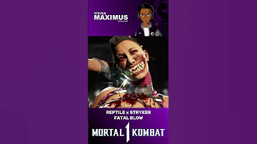 REPTILE FATAL BLOW With STRYKER Mortal Kombat 1 Gameplay Mk1 Shorts 