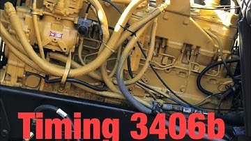 Cat 3406b 7fb pin pump and motor timing.