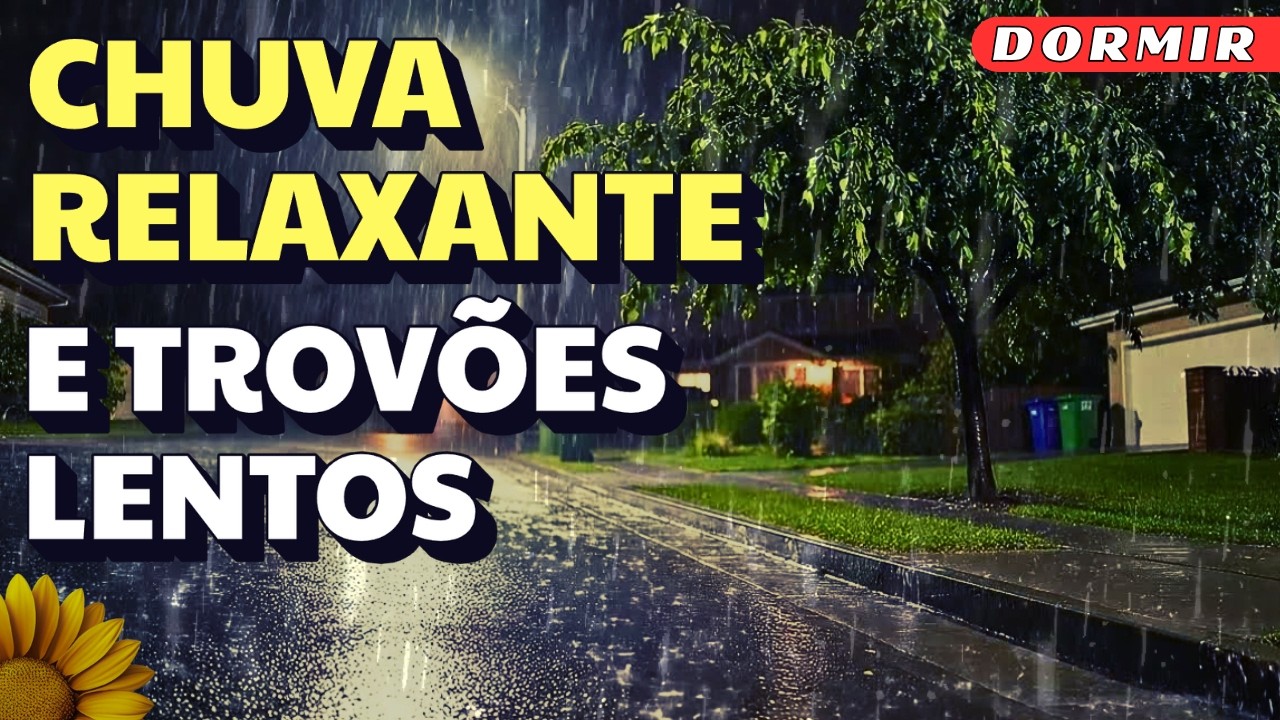 Feche os Olhos e Deixe a CHUVA Cuidar do seu DESCANSO💤🌧