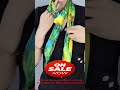 How to Tie 42in x 42in 106cm x 106cm Large Silk Scarf #10 #Short