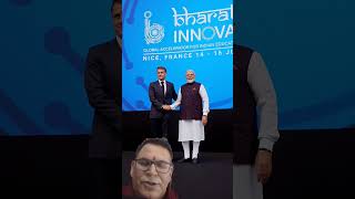 pmmodi with french persident #trendingreels #nonfallower #pmnarendramodi #nonfallower #france