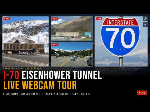 Eisenhower Tunnel I-70 live cam preview