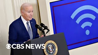 President Biden announces plan to expand high-speed internet access | full video