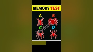 Memory Test #18 😎 | Riddles And Puzzles For Iq Test | #shorts #youtubeshorts