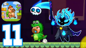 Super Capybara Adventure - World 2 - Level 31,32,33,34,35,36,37,38,39,40 - Gameplay Walkthrough