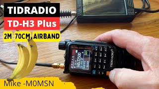 TIDRADIO TD-H3 Plus : A new 2M/70CM handheld which you can program with your phone