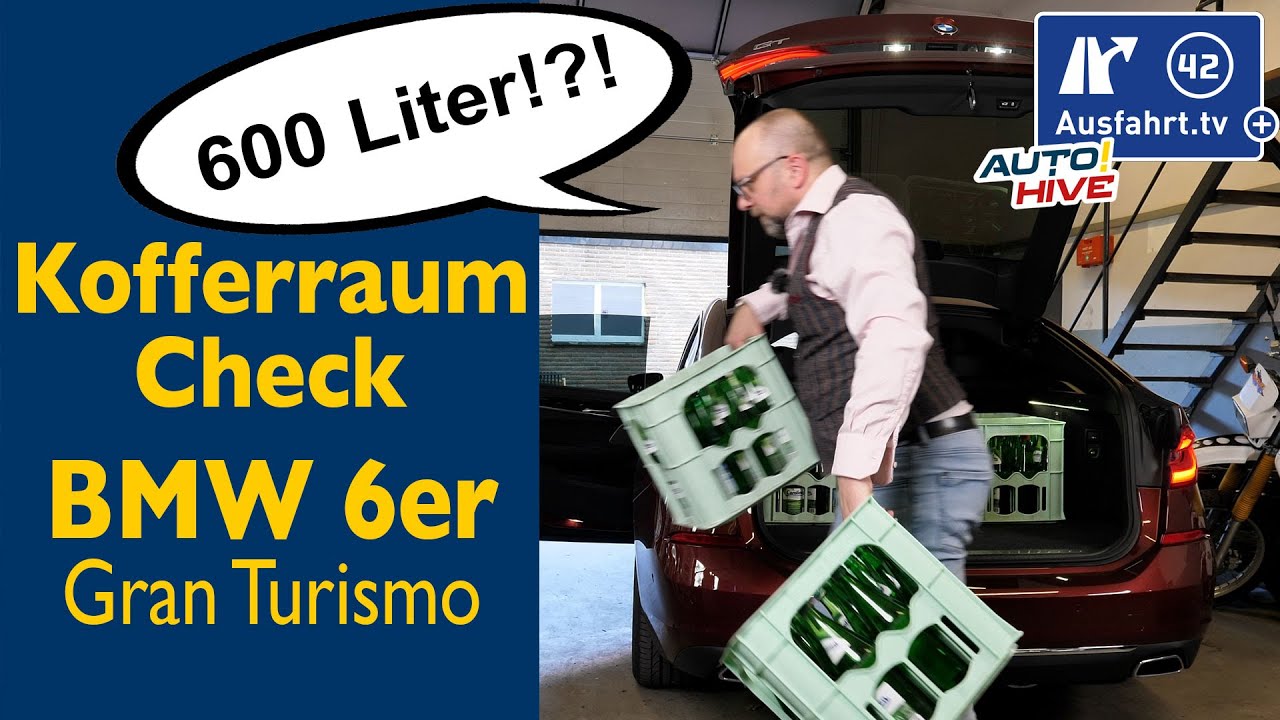 den Kofferraum? Taschen? YouTube (G32) - GT BMW Fahrrad? passt - Leiter? Koffer? in 6er was Kofferraum-Check: