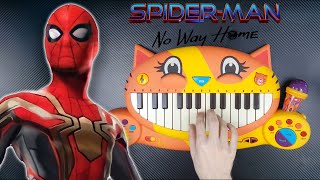 SPIDER-MAN: No Way Home Theme song on CAT PIANO