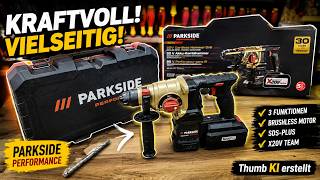 30 Jahre Parkside: PARKSIDE PERFORMANCE® 20V Akku-Kombihammer Limited Edition PKHAP 2034-Li B1 @DensToolBox