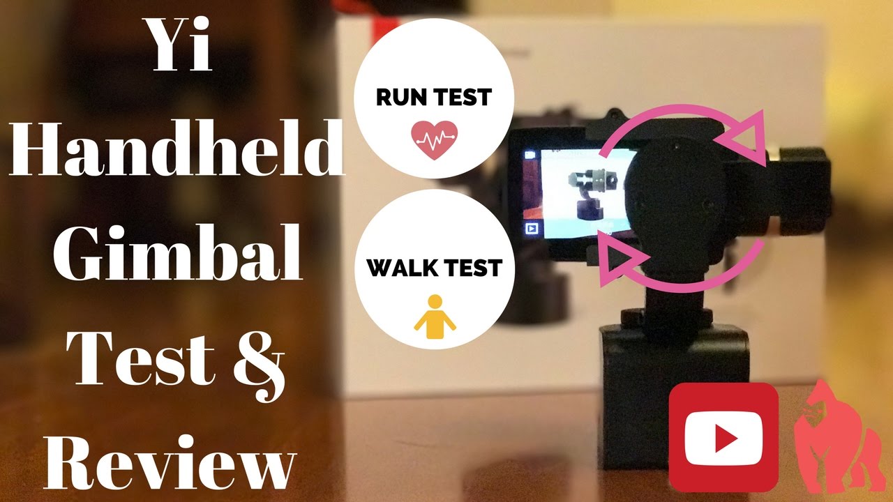 YI HANDHELD GIMBAL - yi gimbal test & review - walk and run test
