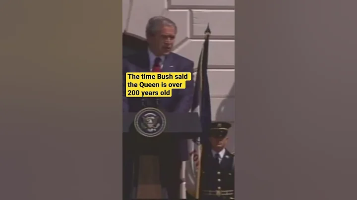 George Bush said WHAT about Queen Elizabeth?!  #sh...