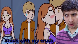 Stuck inside the elevator with my crush (Animated Storytime)
