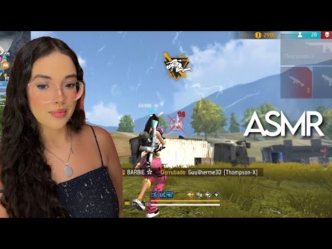 ASMR FREE FIRE 🔥SUSSURROS E SONS DE BOCA PARA VOCÊ DORMIR 💤 