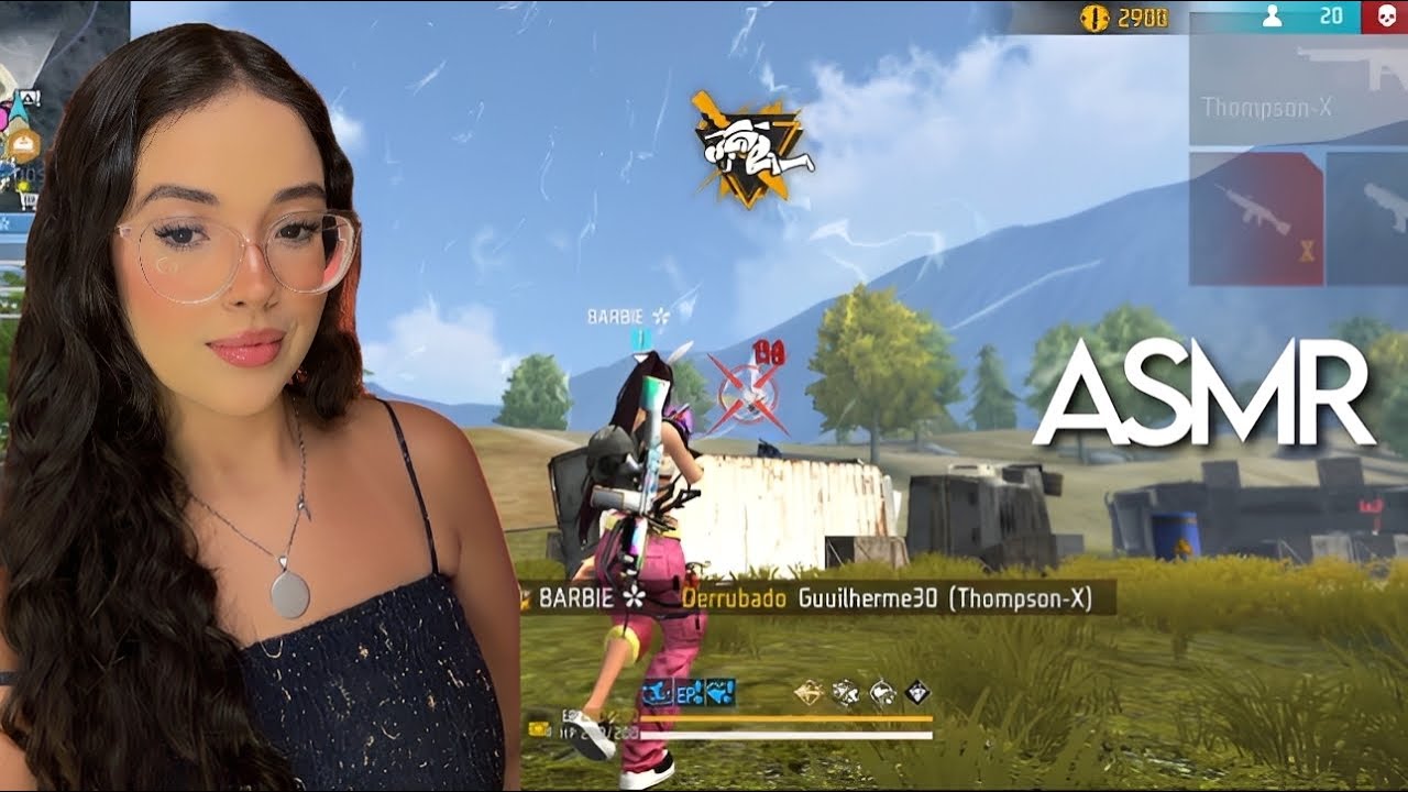 ASMR FREE FIRE 🔥SUSSURROS E SONS DE BOCA PARA VOCÊ DORMIR 💤 