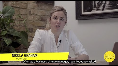Business Change Manager Video Series: Do People Affect Return on Investment? by Nicola Graham