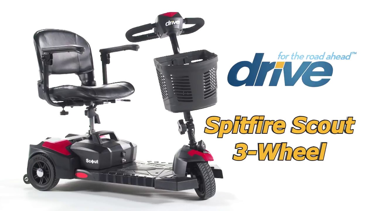 Spitfire Scout 3 Wheel Travel Scooter