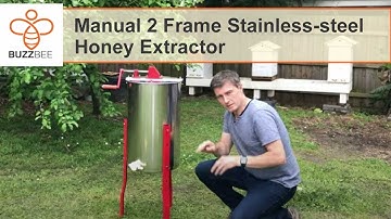 Honey Extractor - Manual 2 Frame Stainless-steel - Information and Demonstration
