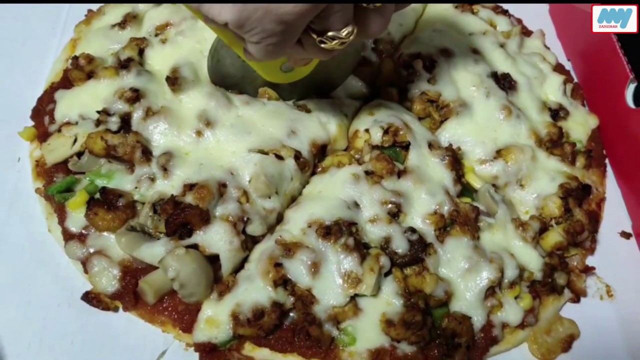 Seafood Pizza in Zanzibar Tanzania ***Very Tasty***Recipe YouTube