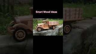 how Making Vintage Ford Truck from wood | vintage wooden car | Smart Wood Ideas