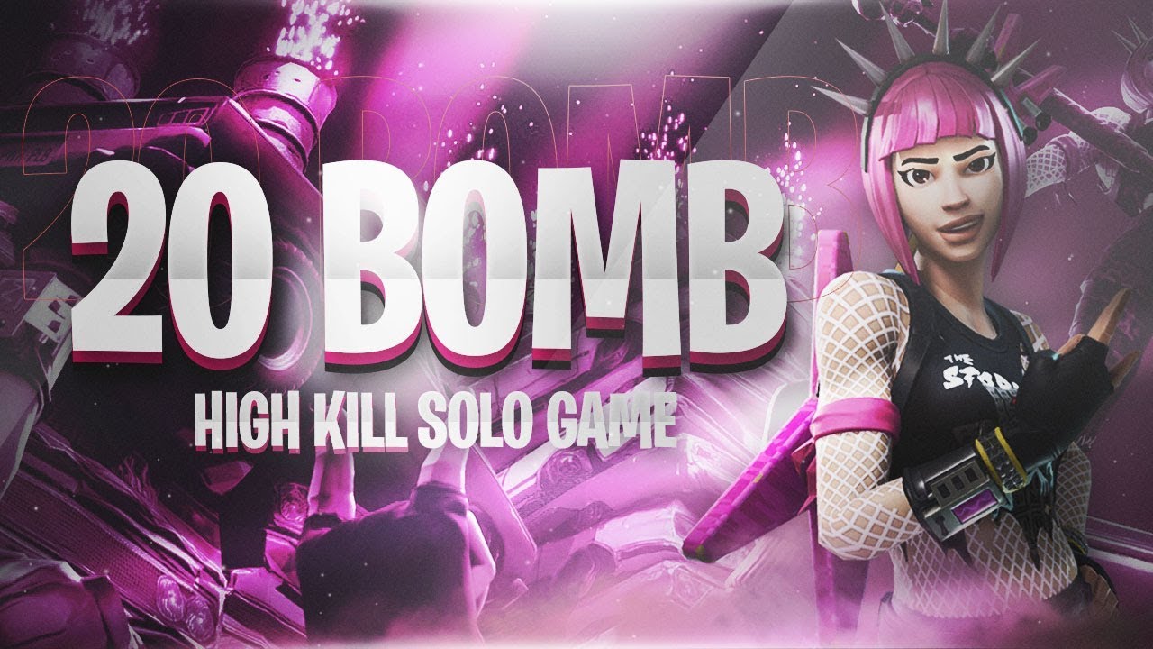 Dropping A *20 BOMB* In Tilted Towers Fortnite High Kill Solo Game